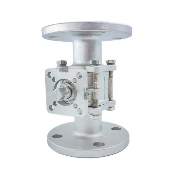 304/316 Material Three Piece Flanged High Platform Ball Valve Manufactured by