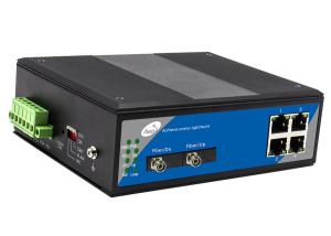 China 10/100Mbps 4 Port Industrial POE Switch , Ethernet Switch 100 Mbps factory