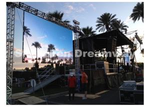 China OPTO / SANAN PH10 Outdoor LED Screen Rental with DVI VGA HDMI Input Signals factory