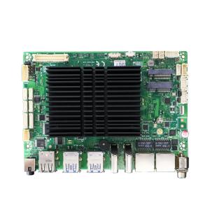 China J6412 Fanless Motherboard Factory , 3.5 Inchs Motherboard PC Compatibility With 6 X RS232 COM factory