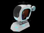 Indoor Shopping Mall Helicopter Arcade Machine VR Small Plane For Children 1.5KW