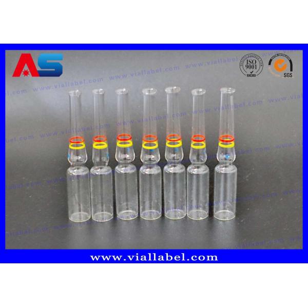 China CMYK Printing 1ml Glass Ampoules For Injection Oils / Pharmaceutical factory