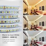 DC12V24V 8mm10mm 60leds 12000K Cool White SMD2835 Led Strip Light for Kitchen