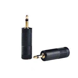 China 1/ 8 Inch Male to 6.35 mm Female Audio Cable Connectors , Mono Jack Adapter factory