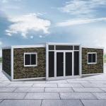 EPS Sandwich Panels Roof Luxury Style 3 Bedrooms Collapsible Expanding Container