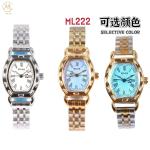Minimalist Stylish Stainless Steel Strap Watch Quartz Silver Waterproof Watch