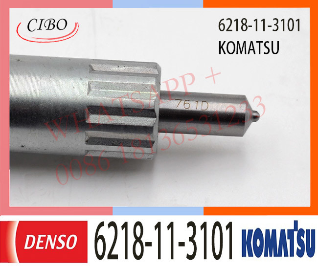 6218-11-3101 KOMATSU Fuel Injectors 095000-0562 6218-11-3100 6D140 Engine For PC750-6 PC800-6