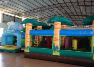 China Big Party Custom Made Inflatables 0.55mm Pvc Tarpaulin For Kindergarten Baby factory