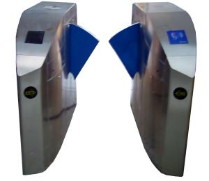 China 304 SS Automatic Systems Turnstiles Polishing With Anti Reversing Passing factory
