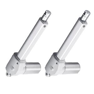 China Compact Dimension Hall Sensors Electric Linear Actuators 2500N Black Grey IP66 factory