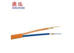 Tight Multimode Duplex Fiber Optic Cable , Flat Fiber Optic Cable Aramid Yarn
