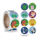 PS Version Printing Thank You Decorative Sticker Labels For Favors 2.5cm