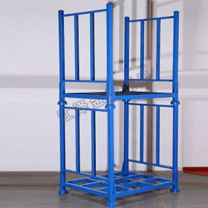 Industrial Warehouse Steel Stacking Pallet Rack with Removable Posts Stacking