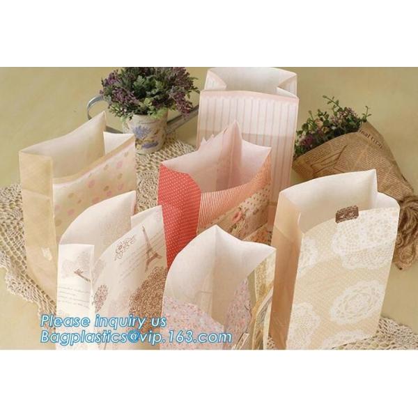 China Custom without handle bread packaging kraft paper bags for food,Brown Kraft Paper Bag Baking Bread Packaging Food Paper factory