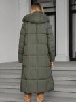 115cm Length Long Women Jacket Dark Colours Winter Warmth Graphene Self Heating