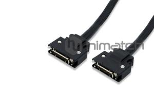 China Durable SCSI Data Cable Assembly OEM Available MDR 36 Pin Male To MDR 36 Pin factory
