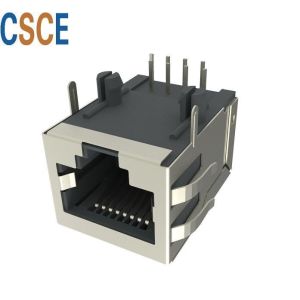 China 8 Pin Network Connector RJ45 Modular Jack 10 / 100 Base - Tx Mating / Unmating Force 2.2KG.F MAX on sale