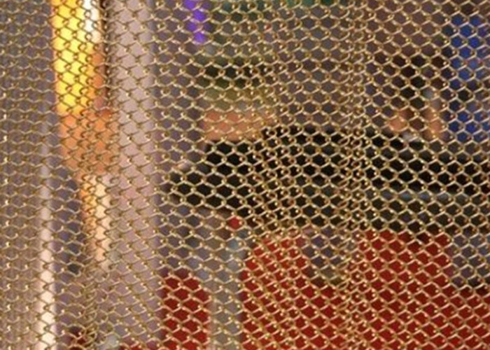 Decorative Chain Link Mesh 1mm Metal Coil Curtain