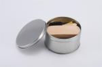 Brown Black Army Shoe Shine Kit Tinplate Cans Box Portable Shoe Polish Shoe Horn