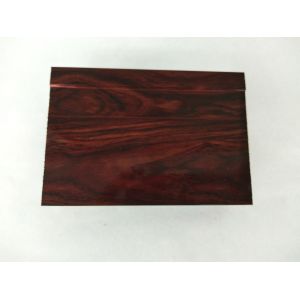 China Square Reddish Brown Wood Finish Aluminium Profiles With Strong Stability on sale