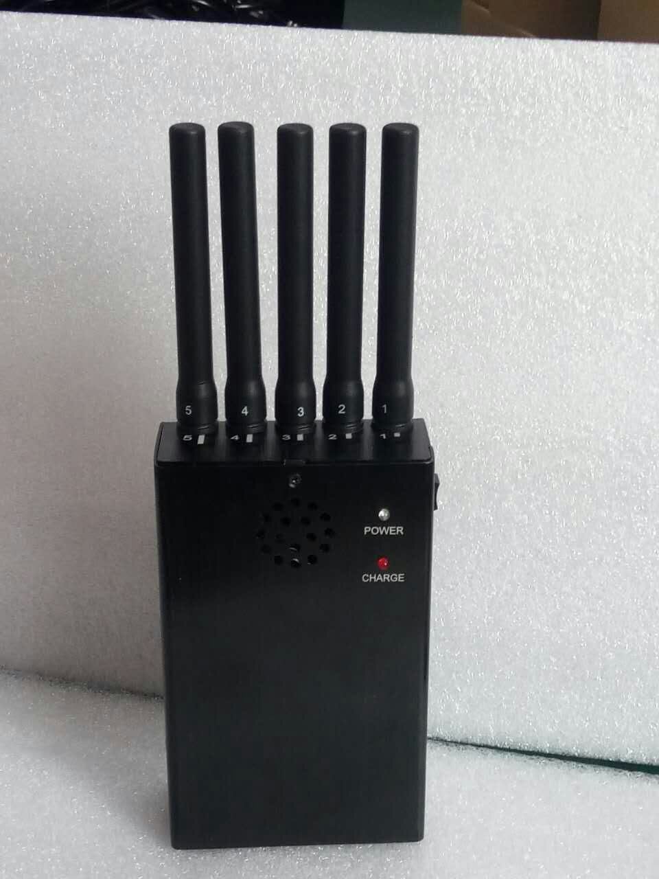 mobile phone CDMA GSM DCSPHS jammer+gps jammer+  WiFi jammer portatile BCSK-T50A Black gold is optional Mobile phone