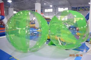 China Colored Inflatable Water Volleyball Ball / Walking Ball With Logo Printed factory