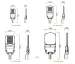 IK10 Waterproof Led Street Light 50w 150w High End With Photocell