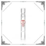 3 Inches Stickers Printed Chillums Hand Pipes Hand Blown Bongs