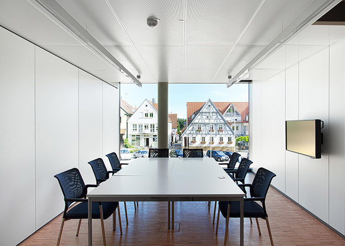 Fashionable Design Solid Partition Wall Fast Installation Office Glazed Wall With Door Lock