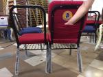 Interlock Metal Stacking Church Chair 400KG Supporting Conference Room Chair