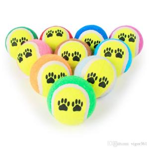 China wholesale pet training tennis ball toy 2.5inch factory