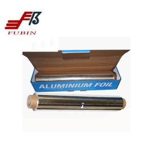 China 300M Aluminium Foil Paper Roll Heat Resistance For Food Packaging FDA Certificate factory
