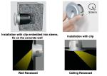 High Power Single Color Recessed LED Wall Lights For Outdoor Stair / Step