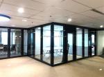 Modern 10mm Movable Glass Partition Walls Easy Installation Modular Glass Office