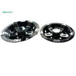 Chrome 8" Golf Cart Wheel Covers / Plastic Material Golf Cart Hub Caps