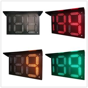 China Flip Door 188 Two-Phase 2.5-Digit 540MM RYG Countdown Timer Road Safety Traffic Light factory
