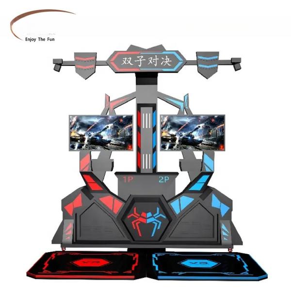 Two Players Virtual Reality Shooting Game Machine 9D Arena Multiplayer VR