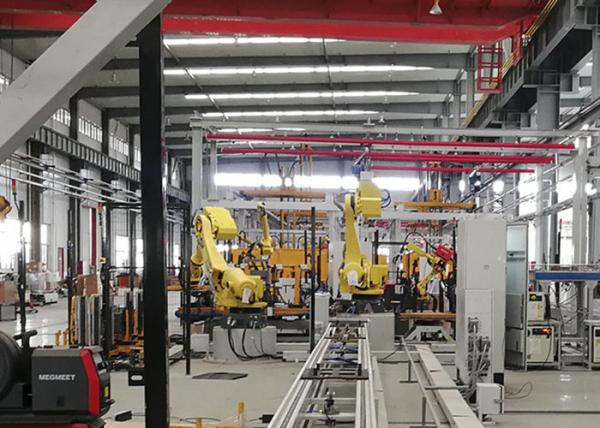School Desk Chair Robots In Manufacturing Industry / Plant Welding Automation