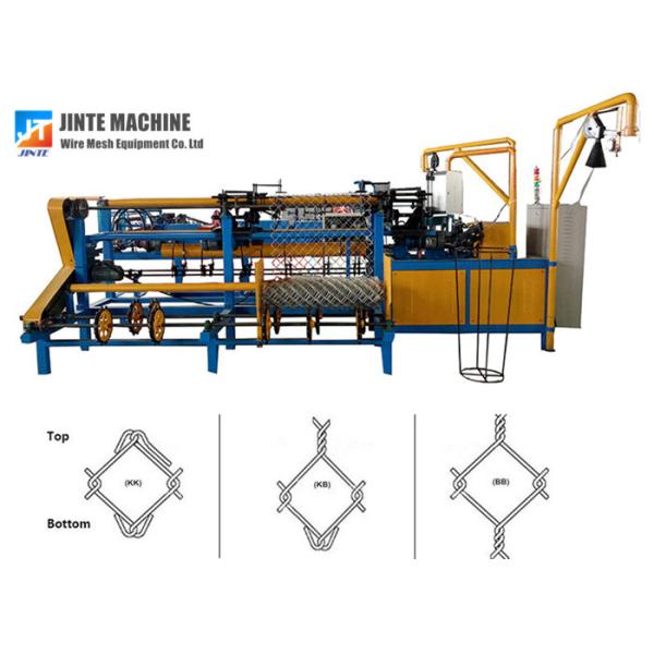 China Compact Roll 6m Fully Automatic Chain Link Fence Machine factory