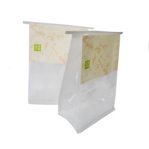 China Flat Bottom Thin And Lightweight Paper Bag For Bread Packaging factory