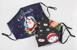 civilian Reusable Printed Image Cotton Face Mask For Christmas
