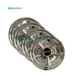 Hubcaps Wheel Covers Golf Trolley Accessories Chrome Finish Plastic Material