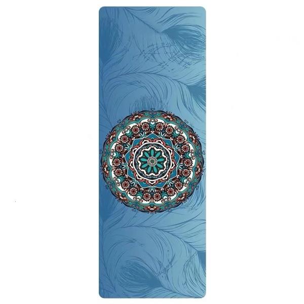 Custom design printed Suede Yoga Mat, full color printing, Material suede