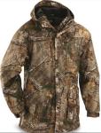 Middle Thickness Mens Camouflage Rain Jacket , Water Resistant Camo Rain Parka