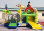 Safari World Jungle Elephant Inflatable Bouncy Castle For Kids Outdoor N Indoor