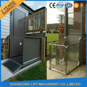 China Hydraulic Vertical Wheelchair Platform Lift Elevator For Disabled People CE factory