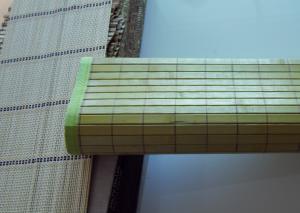 China Professional Traditional Bamboo Roman Blinds 1.28kg/Sqm Compact Framework factory