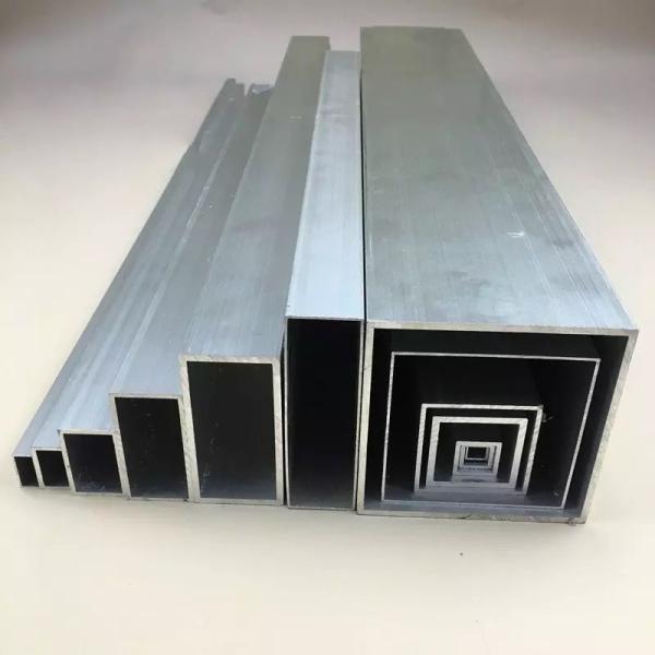 China Decoiling Aluminum Alloy Tube 6mm 2 Inch Aluminum Square Tubing factory