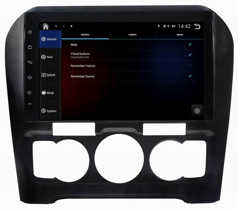Ouchuangbo HD1024*600 android 4.4 car gps navi for Citroen C4 with bluetooth radio steering-wheel