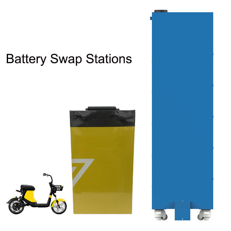 OEM ODM LiFePO4 220V 3200W IP54 Battery Swapping Station With Fire Alarm Function Customized